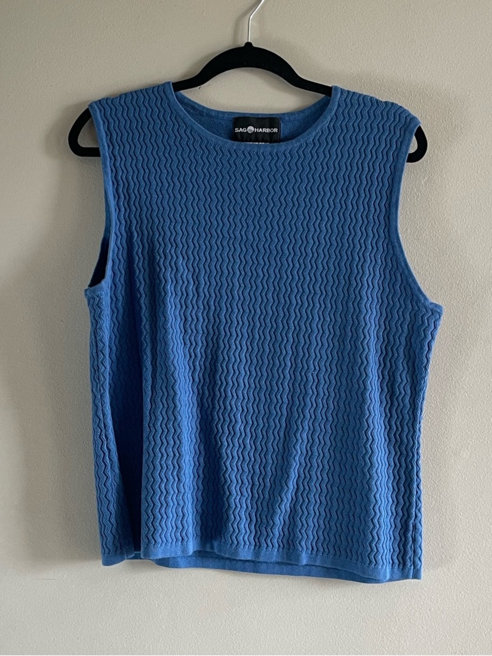Vintage Sag Harbor Blue Sweater Tank